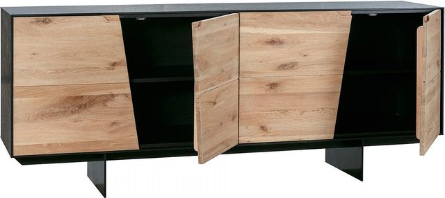 Moe's Home Collection Instinct Black/Natural Sideboard-1