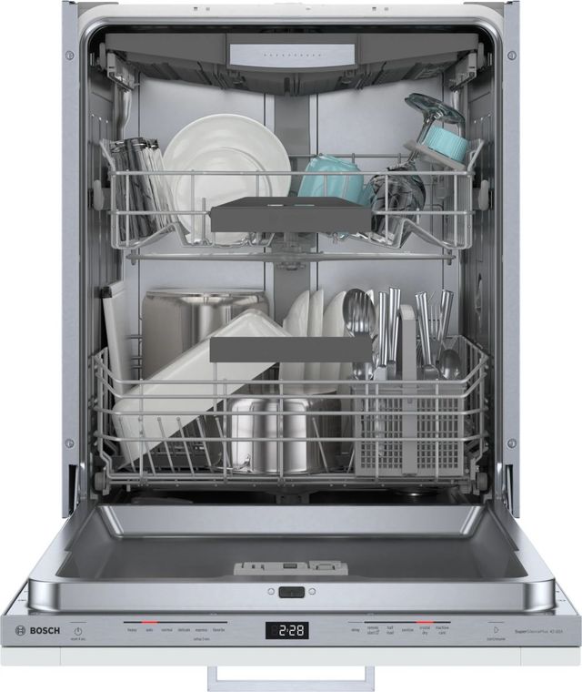 Bosch® 800 Series 24" Panel Ready Top Control Built In Dishwasher-2