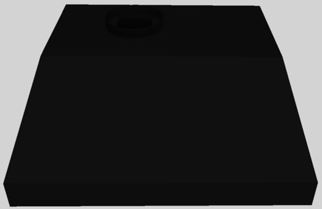 Vent-A-Hood® 30" Black Wall Mounted Liner Insert-1