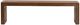 Classic Home Glendale Toasted Chestnut 64" Dining Bench-2