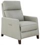 BarcaLounger® James Corbett Chromium Leather Power Recliner-0