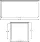 Amisco Customizable Nicholson 36" Black Italian Porcelain Counter Height Table-1