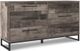 Signature Design by Ashley® Neilsville 4-Piece Multi Gray Queen Panel Headboard Bed Set-2