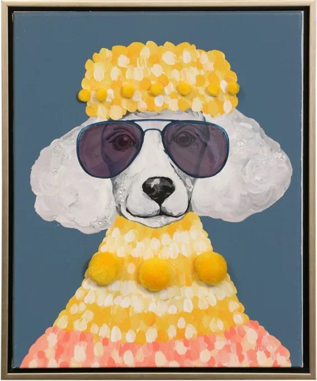 Stylecraft Poodle Power Wall Art-0