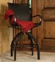 Homecrest™ Outdoor Living Customizable Holly Hill Aluminum/Fabric Outdoor Sling Swivel Rocker Balcony Stool-1