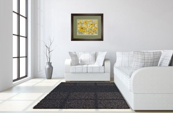 Classy Art Yellow Roses by Silvia Vassileva Wall Art-2