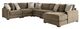 Benchcraft® Camellia-Court 6-Piece Coffee Right-Arm Facing Sectional and Chaise-0