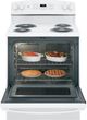 GE® 30" White Freestanding Electric Range-3