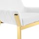 VIG Furniture Modrest Ganon White/Gold Dining Chair-3