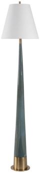 Uttermost® Riccardi Smokey Blue Glaze Floor Lamp-0