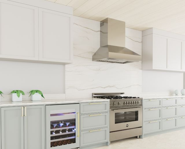 XO Fabriano 36" Stainless Steel Wall Mounted Range Hood-3