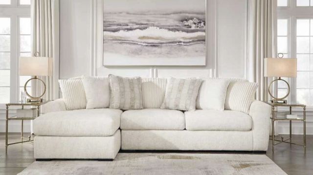 Signature Design by Ashley® Chessington 2-Piece Ivory Left-Arm Facing Sectional and Chaise-3