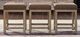 Liberty Furniture Sun Valley 3 Piece Light Brown Upholstered Console Stools - Set of 2-0