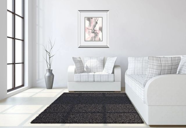 Classy Art Blushing Grey I By Chris Paschke Mirror Framed Wall Art-2