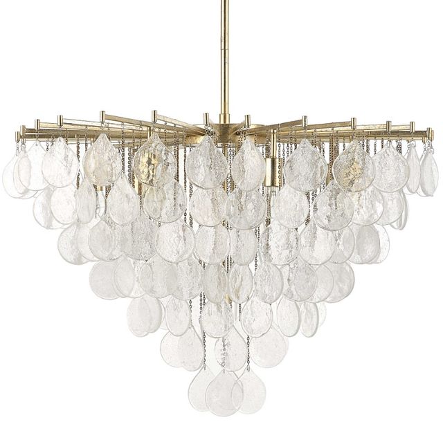 Uttermost® Goccia Silver 8-Light Tear Drop Pendant-3