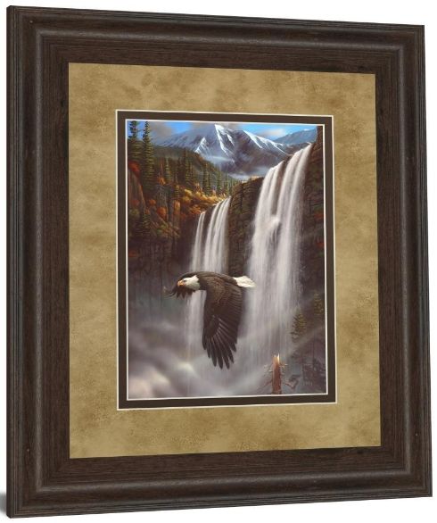 Classy Living Leo Stans Eagle Portrait I Wall Art-3