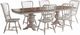 Liberty Furniture Magnolia Manor 7-Piece Antique White/Weathered Bark Double Pedestal Dining Set-0