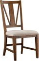 Magnussen Home® Bay Creek 2-Piece Baja Fog/Toasted Nutmeg Dining Side Chairs with Upholstered Seat Set-0
