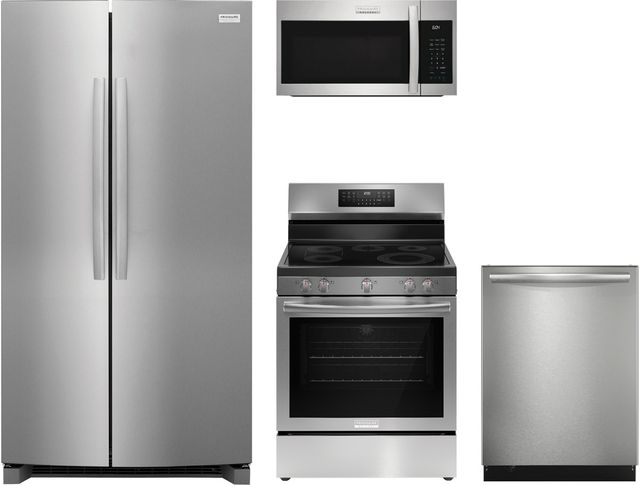 Frigidaire Gallery® 4 Piece Smudge-Proof® Stainless Steel Electric Kitchen Package-0