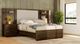 Bernards Westfield Walnut King Upholstered Wall Bed-1