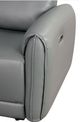 Furniture of America® Schlieren Gray Power Recliner-3