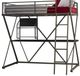 Powell® Henley Black/Pewter Twin Youth Loft Bed-3