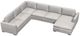 Palliser® Furniture Customizable Ensemble Angle Arm 3-Piece Right-Arm Facing Chaise Sectional-1