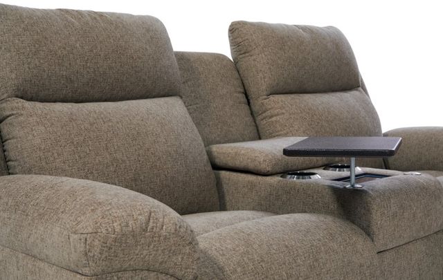 La-Z-Boy® Joel Cocoa Power Reclining Loveseat with Console and Headrest-4