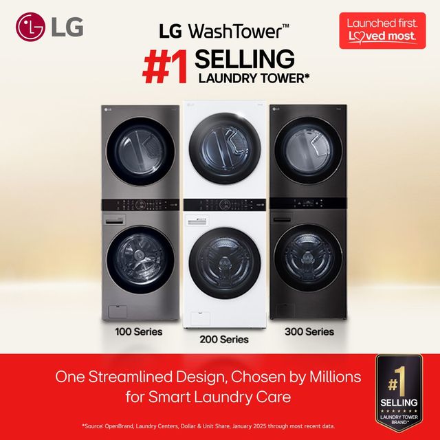 LG Black Steel Gas Laundry Center, 4.5 Cu. Ft. Washer, 7.4 Cu. Ft. Dryer-2