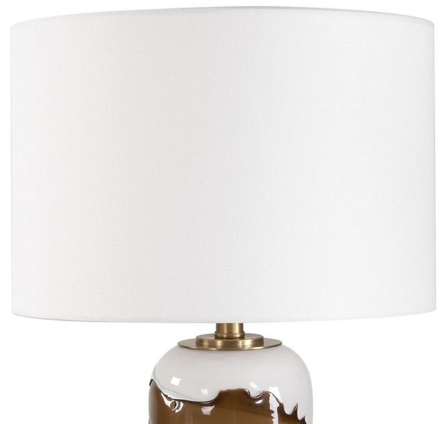 Uttermost® Ararat Brown/White Table Lamp-3