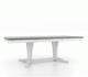 Canadel Customizable Gourmet 92" VR Base Dining Table with Two Removable Leaf's-2