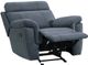 Mazin Furniture Clifton Blue Glider Reclining Chair-1