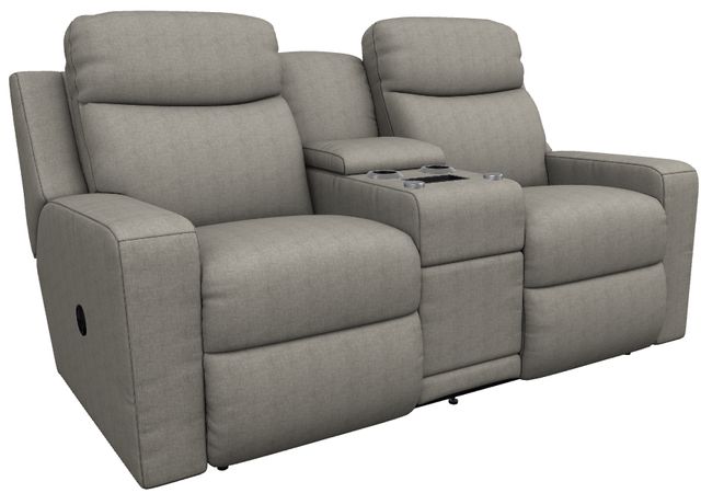 La-Z-Boy® Emmons Quarry Manual Reclining Loveseat with Console-0
