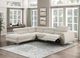 Homelegance® Bienvenue 2-Piece Beige Power Reclining Left-Arm Facing Sectional and Chaise-1