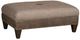 King Hickory Customizable Capitol Leather and Fabric Rectangular Medium Ottoman-0