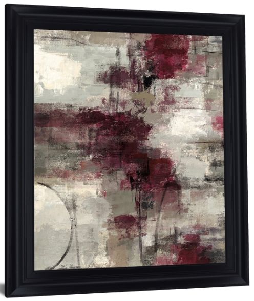 Classy Living Crimson Veil Wall Art-2