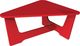 Unwasted® Gather Red Plastic Outdoor Accent Table-0