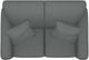 La-Z-Boy® Bennett Duo® Gray Power Reclining Loveseat-2