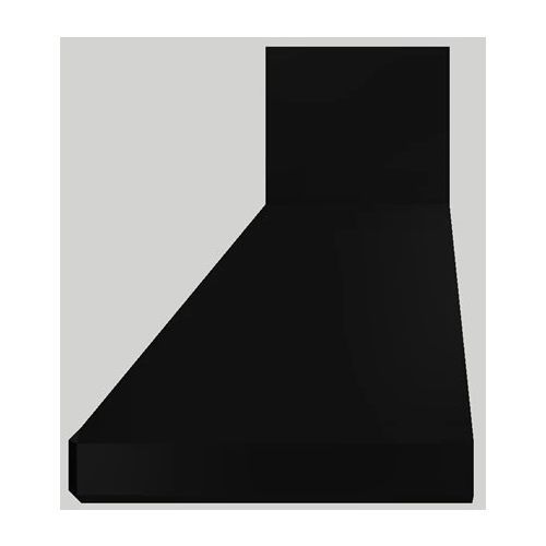 Vent-A-Hood® 54" Black Wall Hood-1