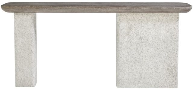 Bernhardt Monolith Puma Console Table Millstone Base-2