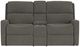 Flexsteel® Catalina Coal Reclining Loveseat with Console-1