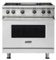 Viking® 5 Series 36" Stainless Steel Pro Style Liquid Propane Gas Range-0