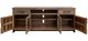 International Furniture Direct Natural Parota Cappuccino Brown TV Stand-1
