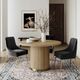 TOV Furniture Chelsea Natural Round Dining Table-1