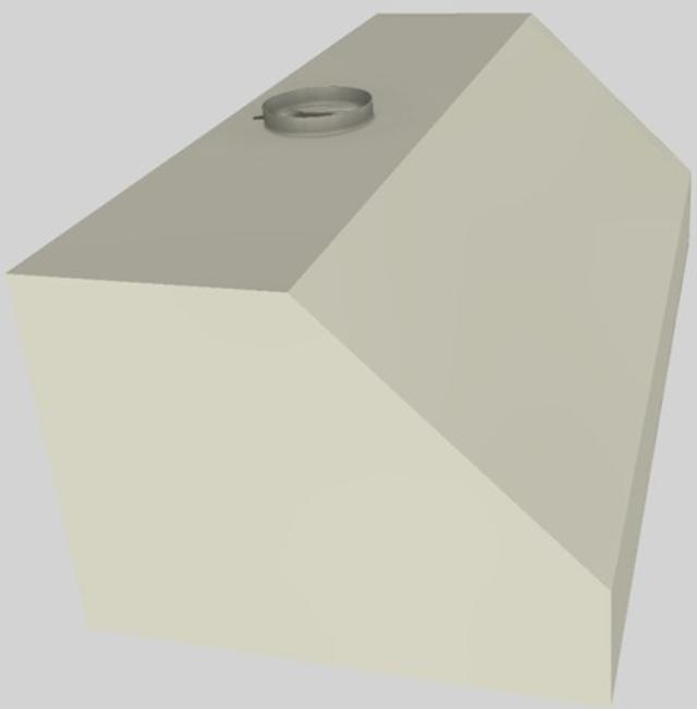 Vent-A-Hood® 48" Biscuit Wall Mounted Range Hood-1