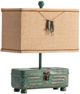 Crestview Collection Tackle Box Green Table Lamp-0