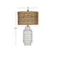 Bassett Mirror Tigris Glossy White Table Lamp-2