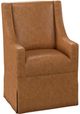 John Thomas Furniture® Customizable Select Slope Slip Cover Dining Arm Chair-3