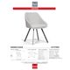 Korson Furniture Angie Pebble Chair-3