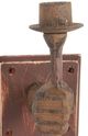 A & B Home Brown 8" Candle Holder-1